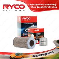 Ryco Oil Air Filter for Toyota Hiace RZH103 SWB RZH113 RZH125 LWB 4cyl 2.4L