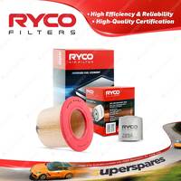 Ryco Oil Air Filter for Ford Falcon Ute AUII Te50 AU I-II V8 5.6L Petrol 01-02