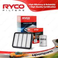Ryco Oil Air Filter for Ford Courier PE PG PH 4cyl 2.5L Turbo Diesel Panel