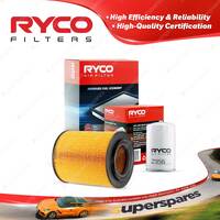 Ryco Oil Air Filter for Mitsubishi Rosa Bus BE64D 4cyl 4.9L 4M50 06/2008-On