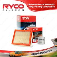 Ryco Oil Air Filter for Mazda B4000 Bravo V6 4L Petrol 05-06 Engine 1V