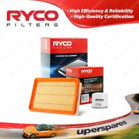 Ryco Oil Air Filter for Kia Cerato LD 4cyl 2L Petrol 07/2004-01/2009