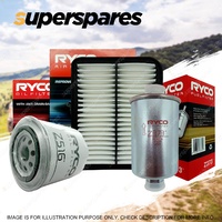 Ryco Oil Air Fuel Filter Service Kit for Ford Ltd BA BF Territory SY 03-08