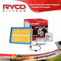 Ryco Oil Air Fuel Filter Service Kit for Holden Barina SB Combo Van SB