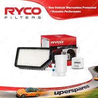 Ryco Oil Air Fuel Filter Service Kit for Hyundai Veloster FS Turbo 2012-On