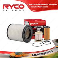 Ryco Oil Air Fuel Filter Service Kit for Isuzu Nnr Nlr Nls 200 NNR85 NLR85 NLS85