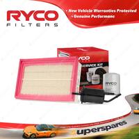 Ryco Oil Air Fuel Filter Service Kit for Kia Rio BC 1.5L A5D 01/2003-2005