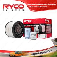 Ryco Oil Air Fuel Filter Service Kit for Mazda Bt50 DX WL-AT WE-AT 2006-2011