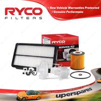 Ryco Oil Air Fuel Filter Service Kit for Mazda Mazda 6 GG GY 2002-2008