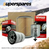 Ryco Oil Air Fuel Filter Service Kit for Nissan Patrol GU VI TB48DE II TB45E