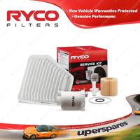 Ryco Oil Air Fuel Filter Service Kit for Toyota Aurion GSV40R 10/2006-04/2012