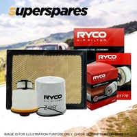 Ryco Oil Air Fuel Filter Service Kit for Toyota Hilux GUN122R GUN125R GUN126R