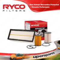 Ryco Oil Air Fuel Filter Service Kit for Volkswagen Golf Mk VI Jetta 1B 1K