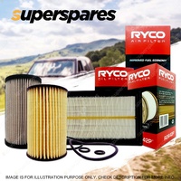 Ryco Oil Air Fuel Filter Service Kit for Volkswagen Tiguan Eos Cc Caddy