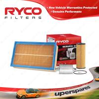 Ryco Oil Air Fuel Filter Service Kit for Ssangyong Korando Musso Wagon