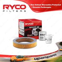 Ryco Oil Air Fuel Filter Service Kit for Mazda B2200 UFY02 Bravo UFY02
