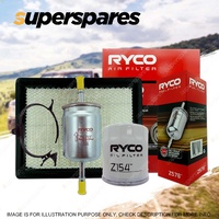Ryco Oil Air Fuel Filter Service Kit for Holden Statesman WH L67 WK 99-04