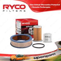 Ryco Oil Air Fuel Filter Service Kit for Chevrolet Truck C50 C60 6-292C.I 350