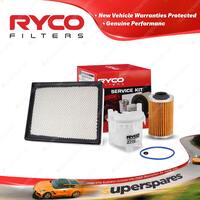Ryco Oil Air Fuel Filter Service Kit for Holden Crewman Utility VZ One Tonner VZ