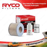 Ryco Oil Air Fuel Filter Service Kit for Coaster BB40 Dyna 200 BU100R 300 BU88