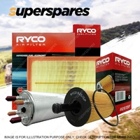 Ryco Oil Air Fuel Filter Service Kit for Volkswagen Transporter T5 AXD AXC BRS