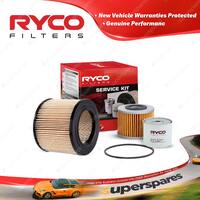 Ryco Oil Air Fuel Filter Service Kit for Triumph Cars Tr5Pi Tr6 1968-1975