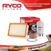 Ryco Oil Air Fuel Filter Service Kit for Ford Transit VH VJ H9FA 2000-2006