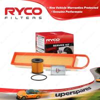 Ryco Oil Air Fuel Filter Service Kit for Peugeot 2008 A94 207 A7 A9 VTi 308 T7