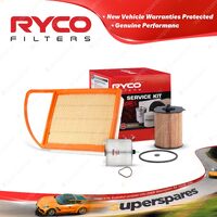 Ryco Oil Air Fuel Filter Service Kit for Citroen C4 Ds4 Berlingo B9