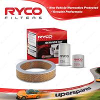 Ryco Oil Air Fuel Filter Service Kit for Nissan 720 King Cab Pick-Up 1979-1983