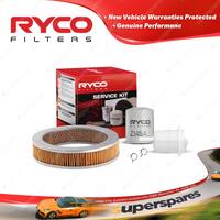 Ryco Oil Air Fuel Filter Service Kit for Nissan 1200 B120 120Y B210 620 King Van