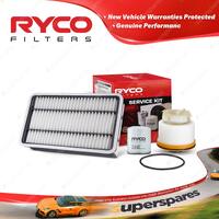 Ryco Oil Air Fuel Filter Service Kit for Toyota Hiace KDH221R KDH223R KDH201R