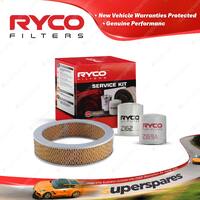 Ryco Oil Air Fuel Filter Service Kit for Jeep Cj 7 8 Hawke Laredo Overlander