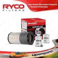Ryco Oil Air Fuel Filter Service Kit for Fiat Tractor 880-5 90-90 95 55