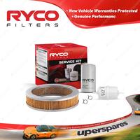 Ryco Oil Air Fuel Filter Service Kit for Toyota Corona RT104 Sdn RT118