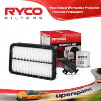 Ryco Oil Air Fuel Filter Service Kit for Holden Nova LF 4AFC 7AFE 09/1991-1994