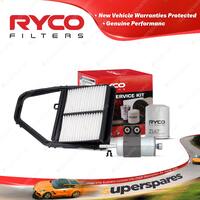 Ryco Oil Air Fuel Filter Service Kit for Honda Civic ES9 EU 00-06