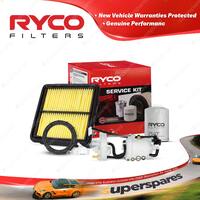 Ryco Oil Air Fuel Filter Service Kit for Honda City GM Jazz GE L15A7 L13Z1