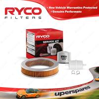 Ryco Oil Air Fuel Filter Service Kit for Mazda Familia 1000 Station Wagon 1200