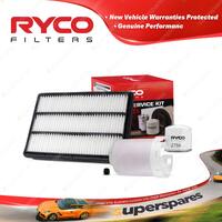 Ryco Oil Air Fuel Filter Service Kit for Mitsubishi Pajero NM NP 3.5L 2000-2006