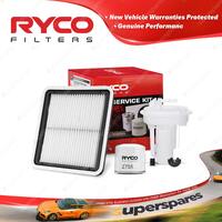 Ryco Oil Air Fuel Filter Service Kit for Subaru Liberty Outback GEN 5 2009-2015