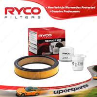 Ryco Oil Air Fuel Filter Service Kit for Ford Laser KC Tx3 KE B6 Meteor GA GC