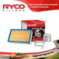 Ryco Oil Air Fuel Filter Service Kit for Audi A6 C5 2.4 C4 2.6 Qt