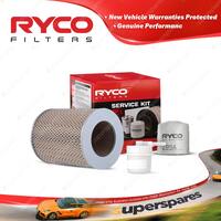 Ryco Oil Air Fuel Filter Service Kit for Toyota Stout RK110 RK111 1979-1986
