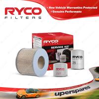 Ryco Oil Air Fuel Filter Service Kit for Toyota Coaster BB10 BB20 BB21 Dyna
