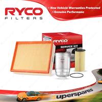 Ryco Oil Air Fuel Filter Service Kit for Dodge Nitro KA 06/2007-06/2010