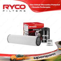 Ryco Oil Air Fuel Filter Service Kit for Ford Tractor 8830 Engine 401TI