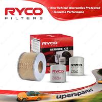 Ryco Oil Air Fuel Filter Service Kit for Holden Jackaroo UBS21 1981-06/1984