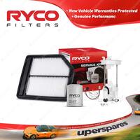 Ryco Oil Air Fuel Filter Service Kit for Honda Civic FD R18A1 02/2006-12/2011