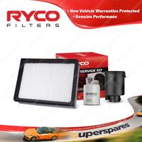 Ryco Oil Air Fuel Filter Service Kit for Kia Carnival KV 09/1999-2003